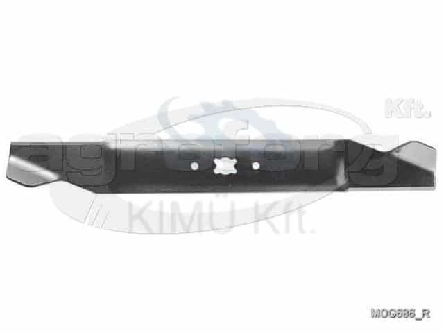 Fűnyíró kés MTD GES46, YM5018, 46SP 455mm, 4 ágú csillag, 3 furatos utángyártott
