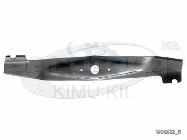 Fűnyíró kés Etesia MVEHH100 520mm, 24.6mm, 3 furatos balra forgó utángyártott