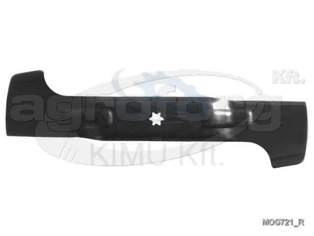 Fűnyíró kés MTD SN-155 535mm, 6 ágú csillag, 1 furatos, balra forgó utángyártott