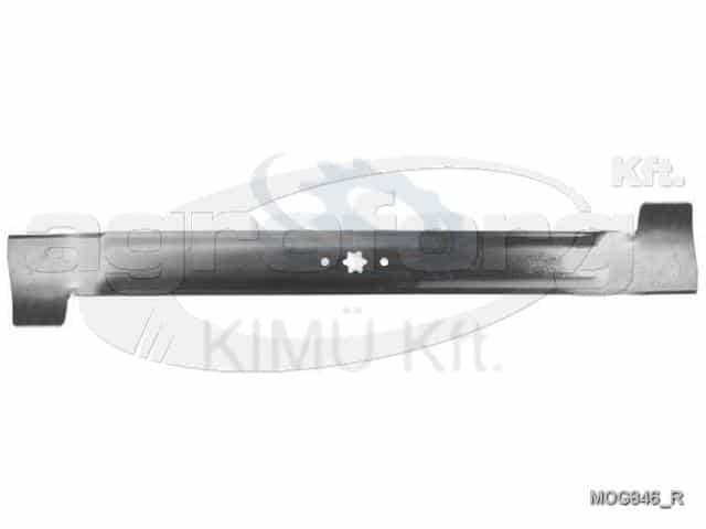 Fűnyíró kés MTD JA155, MTR200 760mm, 6 ágú csillag, 3 furatos utángyártott
