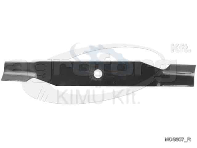 Fűnyíró kés Agrimotor KK4015 385mm, 17.1mm, 1 furatos utángyártott