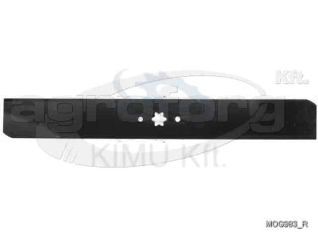 Fűnyíró kés MTD LG175, LG200 537mm, 6 ágú csillag, 3 furatos utángyártott