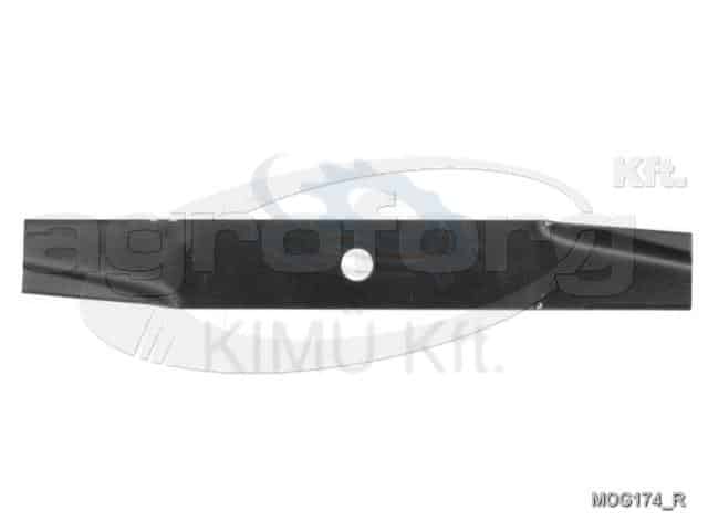 Fűnyíró kés Agrimotor KK38 370mm, 17mm utángyártott