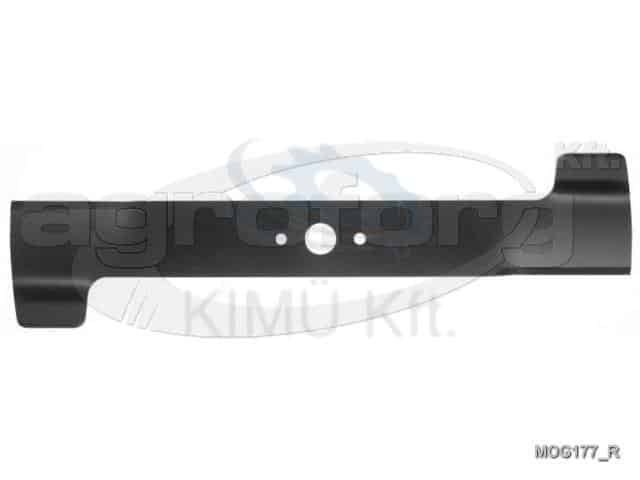 Fűnyíró kés Simplicity 522 519mm, 25.5mm, 3 furatos, jobbra forgó utángyártott