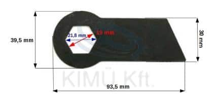 Kés Talajlazító Castorama Sps38 Hecht 5654 Komplett 18 Db.