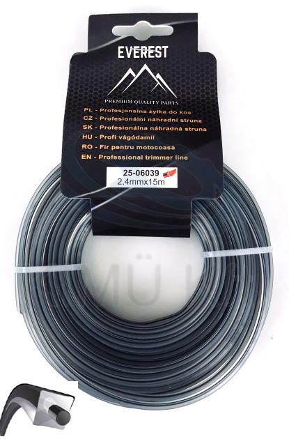 Vágódamil Dual Power Line 2,4Mm 15M Everest