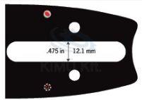 Láncvezető 15" .325 1,6Mm 62Ogn. Everest