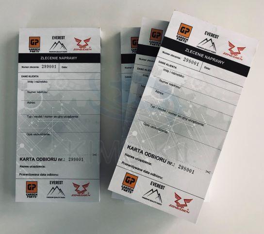 Szerviz Javítási Kártya 100Pcs