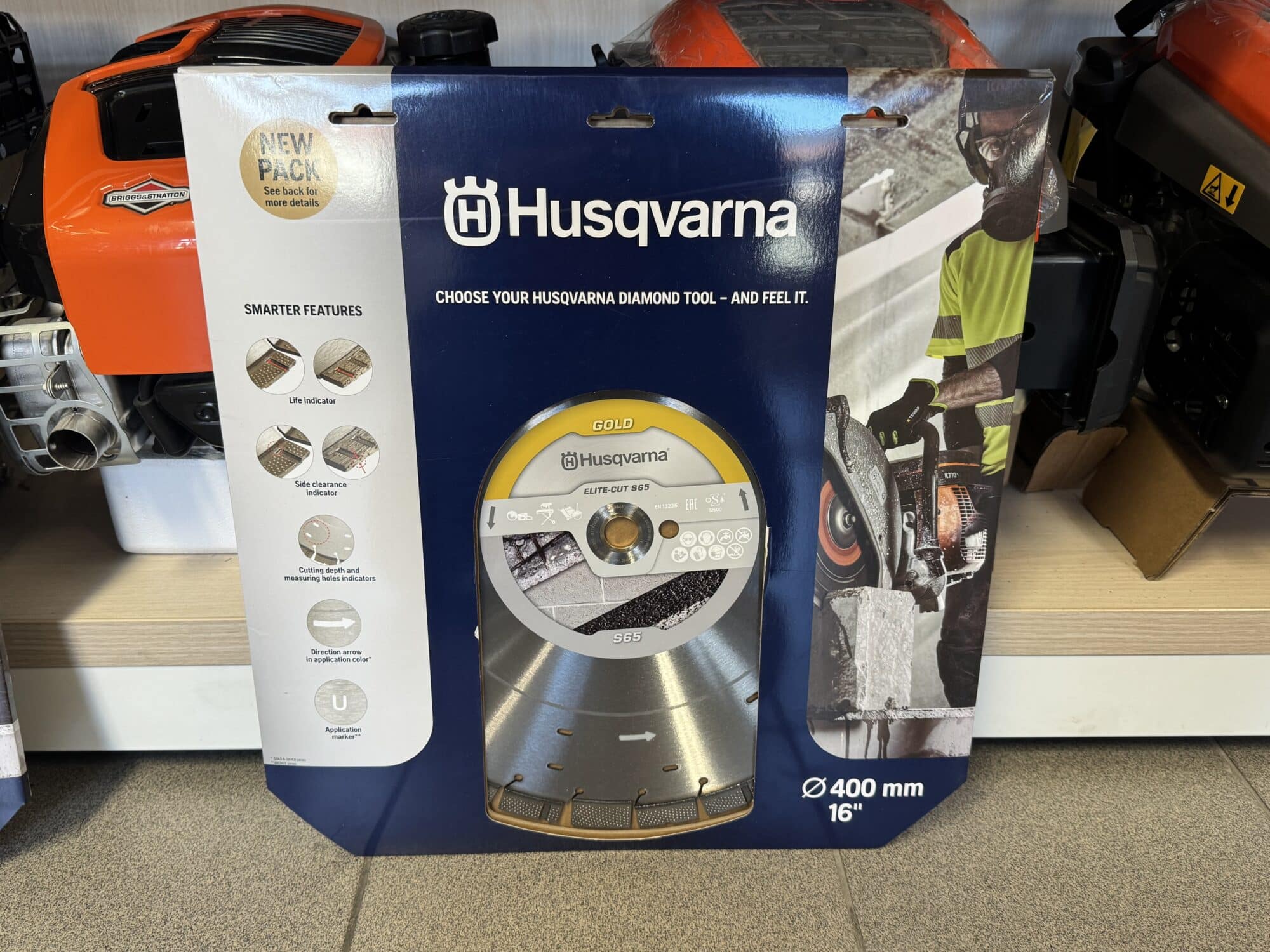 Husqvarna ELITE-CUT S65 Exo-Grit 400mm gyémánt vágótárcsa