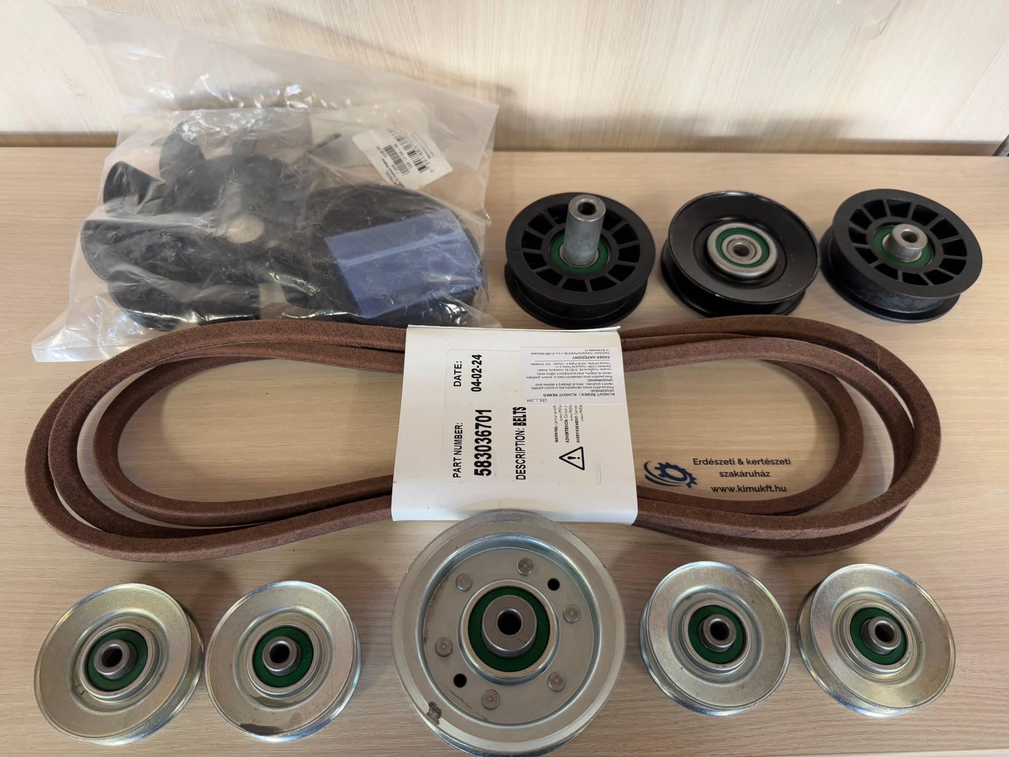 Fűnyíró traktor hajtás javító szett Husqvarna CTH, McCulloch, Partner HRB típusokhoz