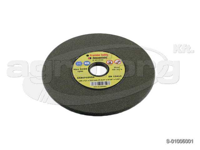Láncélezőkorong Tecomec 145x22.2x4.7mm zöld