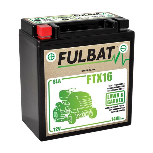 Akkumulátor Fulbat  zselés, ftx16 (husqvarna), 12v, 14ah , +- polaritású, ftx16