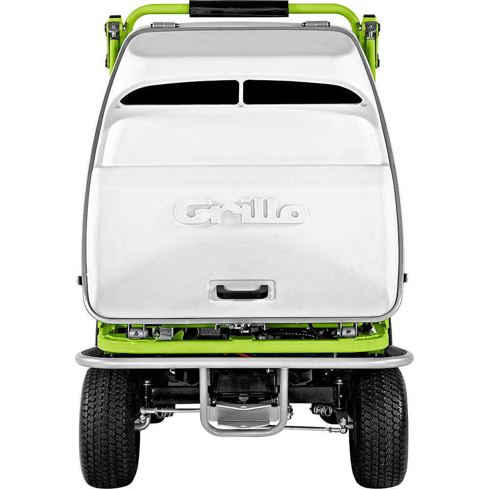 GRILLO magas ürítésű frontkaszás fűnyíró traktor FD 450 2WD ( Vágóasztallal ) - Image 5
