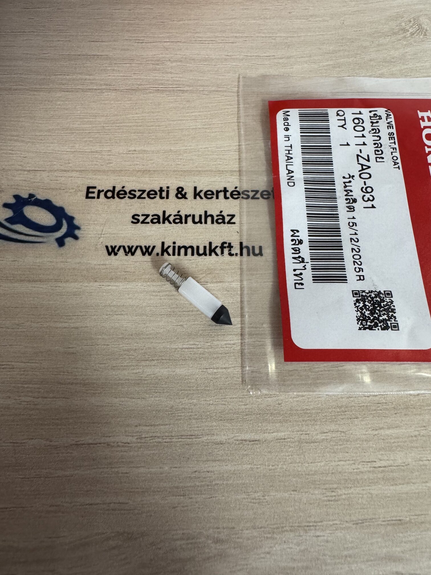 Honda tűszelep GX240, GX270, GX340, GX390 Gyári 16011-ZA0-931