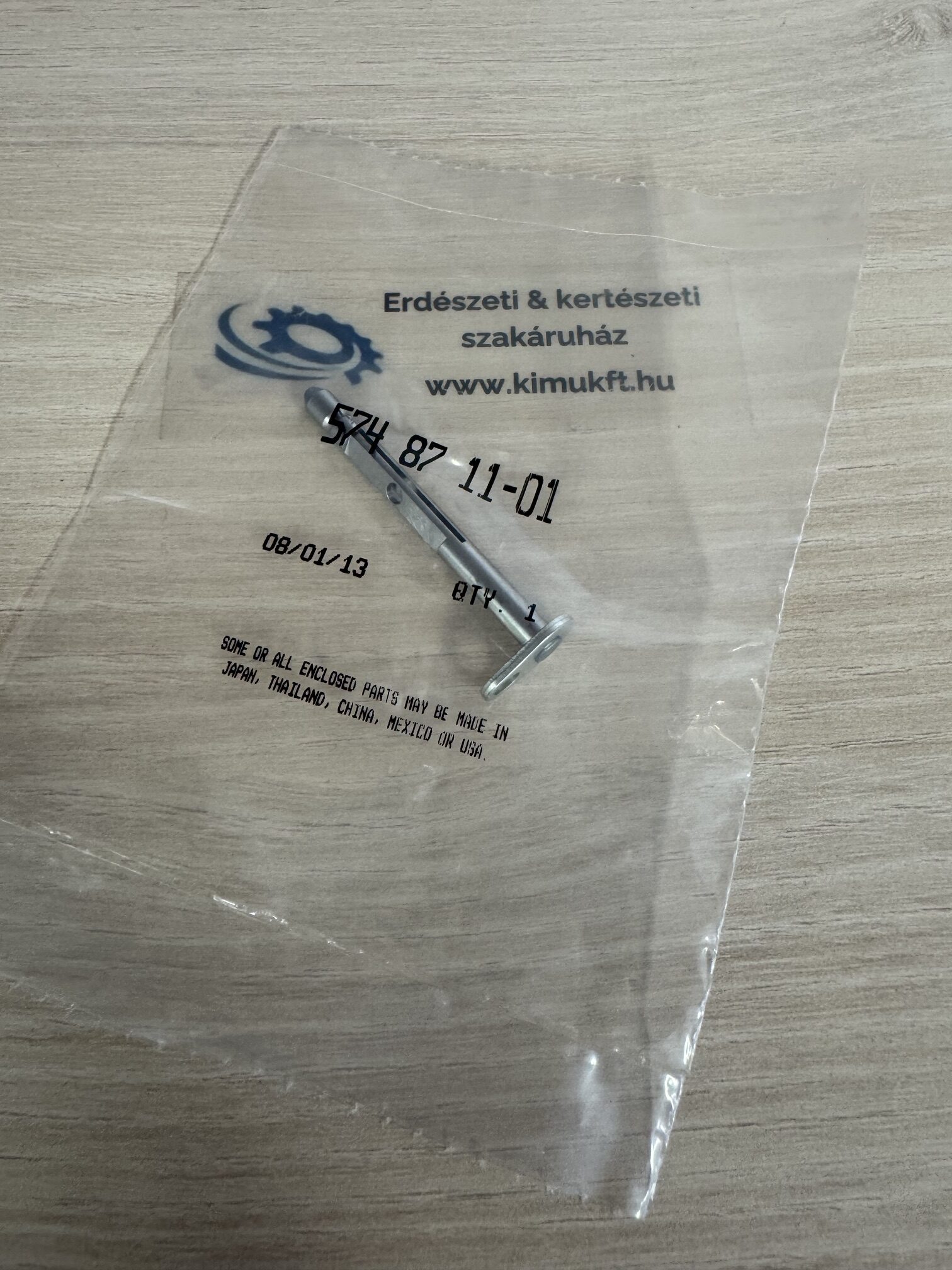 Karburátor szivató tengely Husqvarna 281, 288XP 574871101
