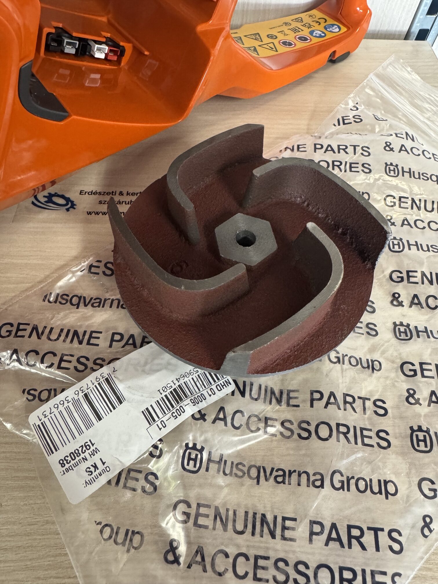 Husqvarna szivattyú járókerék 590641501