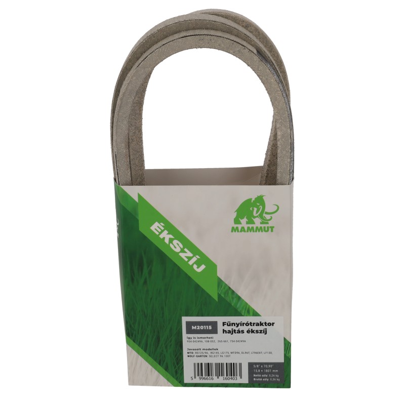 Ékszíj hajtás MAMMUT 754-04249a típusú utángyártott
