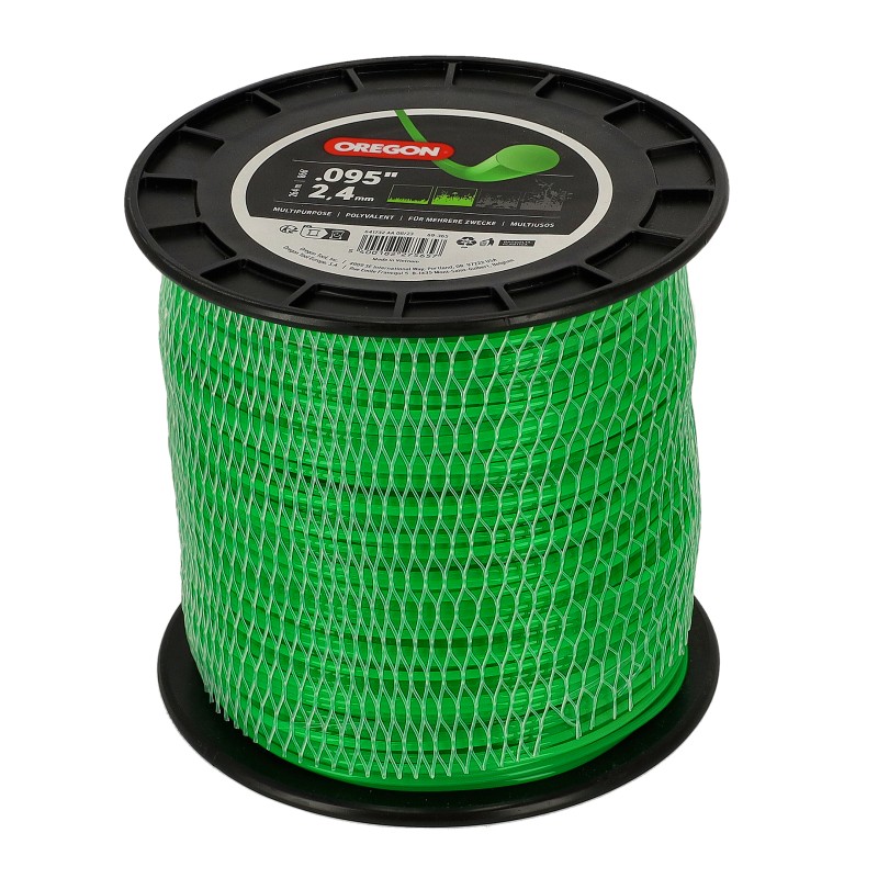 Damil 2.4mm kerek Oregon 264 m, zöld