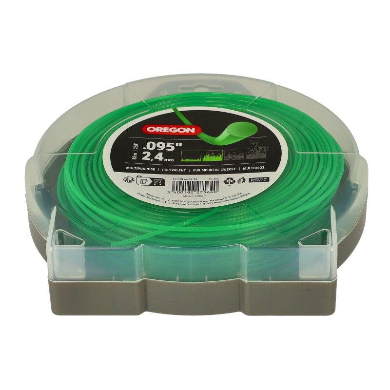 Damil 2.4mm kerek Oregon 88 m, zöld