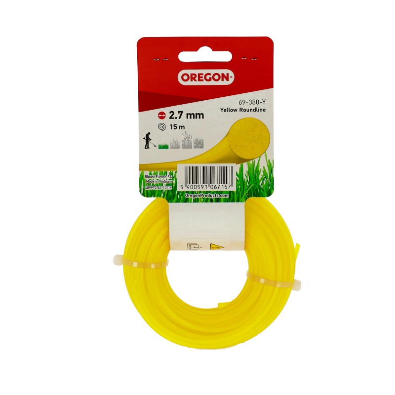 Damil 2.7mm kerek Oregon 15m sárga akasztóval